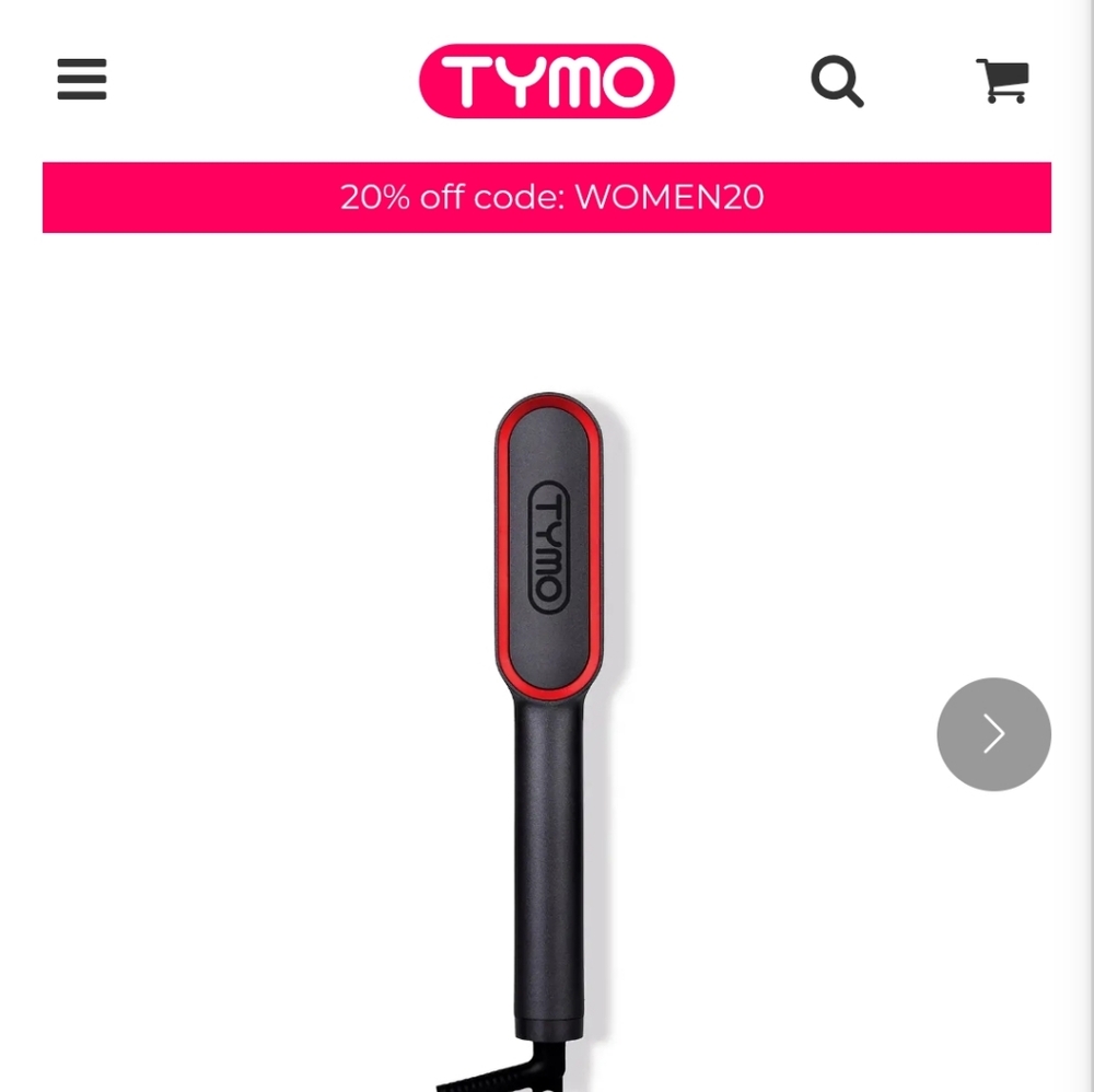 Tymo Ring Plus Hair Straightening Comb